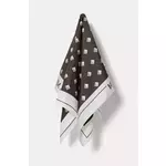 Svilena marama Max Mara Leisure za žene, boja: smeđa, s uzorkom, 2516541027600