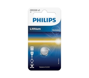 Philips CR1220/00B - Litijeva baterija gumbasta CR1220 MINICELLS 3V