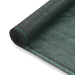 vidaXL Teniski zaslon HDPE 1 x 50 m zeleni