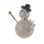 Tatami Woman's Brooch Mironi Xb-1713 siva