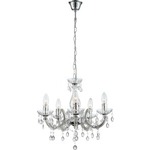Viseći luster CUIMBRA I (Ø44 cm), 5xE14, IP20, siva