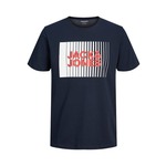 Jack & Jones Junior Majica plava / narančasta / bijela