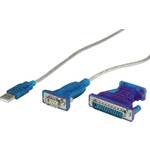 VALUE pretvarački kabel USB-serijski, tirkizni, 1,8 m Value USB 2.0 pretvarač