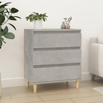 vidaXL Komoda siva boja betona 60x35x70 cm od konstruiranog drva
