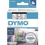 Dymo D1 53710 traka, 24 mm x 7 m, crna / prozirna