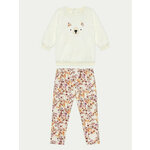 Guess Set majica i hlače A4BG01 WC910 Écru Regular Fit