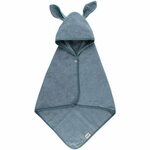 BIBS Kangarooo Hoodie Towel ručnik s kapuljačom Petrol 65 x 65 cm 1 kom