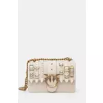 Torbica PINKO Love One Mini Light Cl PE 25 PLTT 103335 A26K Écru