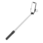 MG Telescopic Bluetooth selfie štap s LED svjetlom 1m, crno
