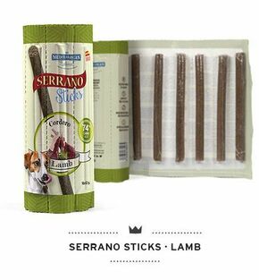 Mediterranean Natural poslastica za pse Serrano Sticks janjetina 192 g