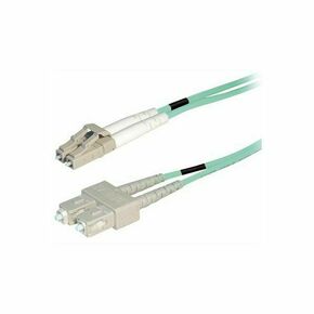 TRN-OM44-1L - Transmedia Fibre optic MM OM4 Duplex Patch cable LC-SC 1m - TRN-OM44-1L - Transmedia OM 44-1 - Fiber optic OM4 Patch cable LC-SC Multimode 50 125 Duplex With dust covers Jacket PU LSZH Each cable packed in a polybag