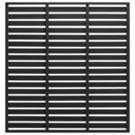 Panel za ogradu WPC 180 x 180 cm crni