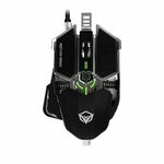 Meetion M990S gaming miš, 4000 dpi, 60 IPS, 20G, 1000 Hz, crni