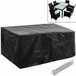 vidaXL Navlaka za vrtni namještaj s 8 ušica 240 x 140 x 90 cm