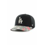 Kapa sa šiltom 47brand MLB Los Angeles Dodgers boja: crna, s aplikacijom - crna. Kapa sa šiltom u stilu trucker iz kolekcije 47brand. Model izrađen od materijala s aplikacijom.