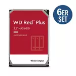 Western Digital Red Plus NAS WD40EFPX HDD, 4TB, SATA, SATA3, 5400rpm/7200rpm, 3.5"