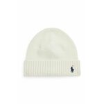 Dječja vunena kapa Polo Ralph Lauren boja: bež, 323953204003