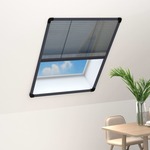 vidaXL Zaslon protiv insekata za prozore antracit aluminijski 60x80 cm