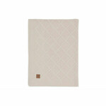 Jollein Check Knit deka 100x150 cm, Oatmeal