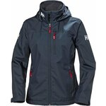 Helly Hansen W Crew Hooded Jacket Navy XS