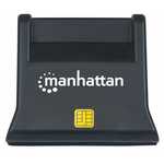 Card reader MANHATTAN Upright za Smart kartice - USB, black