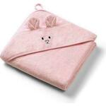 BabyOno Ručnik bambus 100x100 cm, with ears, roza