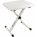 Revoltage KB2025WH Metalna klavirska stolica White