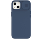 Nillkin CamShield Silky Silicone Case Cover sa zaštitnim štitom za kameru za iPhone 13 plavi