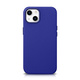 iCarer Litchi Premium Leather MagSafe Apple iPhone 14 dark blue