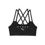 PUMA Sportski grudnjak 'Puma x Hyrox' crna / bijela 24008750