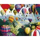slikanje po brojevima 50x40 Multicolored ballons sa drvenim okvirom i setom za slikanje