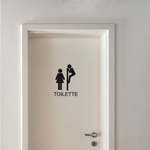 Naljepnica Ambiance Toilettes Funny