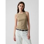 GAP Ribbed Tank Top - Women's smeđa