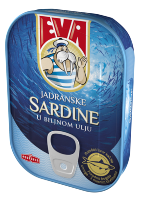 Eva sardina u biljnom ulju limenka 100 g