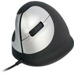 R-GO Tools RGOHELE ergonomski miš USB optički crna, srebrna 4 Tipke 1750 dpi
