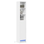 Komoda s LED svjetlima bijela 36x32 5x200 cm konstruirano drvo