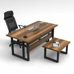 Set uredskog namještaja, OrahAntracit, MN07 - BA