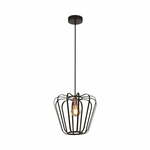 Crna metalna viseća lampa ø 35 cm Jonas - Candellux Lighting