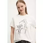 Desigual Majica crna / bijela