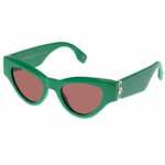 LE SPECS Sunčane naočale 'FANPLASTICO' smeđa / zelena