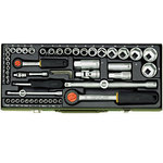 SET GEDORA 1/2" + 1/4" Proxxon 23 040 55 kom,