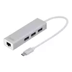 DIGITUS USB Type C 3.0 Hub with Gigabit Ethernet
