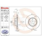 Kočni disk BREMBO 09.5673.11