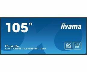 IIYAMA LH10551UWS-B1AG 105inch UW 5120x2160 UW5K IPS panel 1x HDMI UHD DisplayPort and USB-C UW5K