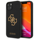 Guess GUHCP13SLS4GGBK Apple iPhone 13 mini black hard case Silicone 4G Logo