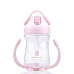 Kikka Boo bočica sa slamkom i ručkama 300 ml - Pink