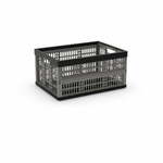Siva plastična kutija za pohranu 47,5x34,5x23,5 cm Folding Crate – KIS