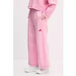 Donji dio trenirke adidas ALL SZN Graphic za žene, boja: ružičasta, bez uzorka, JJ4533