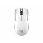 Razer Viper V3 Pro gaming miš, optički, bežični, 35000 dpi, 1000 Hz/125 Hz, bijeli/crni