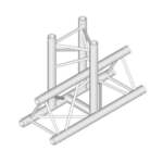Alutruss DECOLOCK DQ3-PAT35 3-cijevna traverza T-komad 90 °